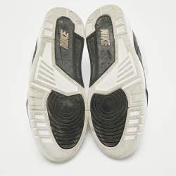 Pre Owned Air Jordans White Leather Jordan 3 Retro Fragment Sneakers Size 45.5