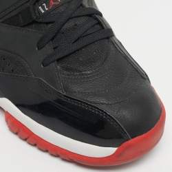 Pre Owned Air Jordans Black Patent and Leather Jumpman Two Trey Raptors Sneakers Size 47.5