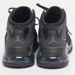 Pre Owned Air Jordans Two tone Coated Canvas and Leather Jordan Son of Mars High Top Sneakers Size 45