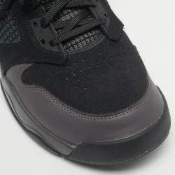 Pre Owned Air Jordans Two tone Coated Canvas and Leather Jordan Son of Mars High Top Sneakers Size 45