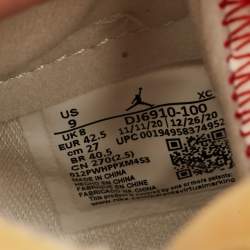 Pre Owned Air Jordans Multicolor Leather and Mesh Jordan 1 High Zoom Air CMFT To My First Coach Sneakers Size 42.5