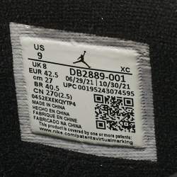 Pre Owned Air Jordans Multicolor Nubuck Leather Jordan 1 Retro High Element Gore-Tex Black Particle Grey Sneakers Size 42.5