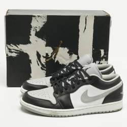 مملوكة مسبقًا حذاء رياضي اير جوردن جوردن 1 منخفض جلد برغندي/أسود داكن بنجر أسود مقاس 40.5