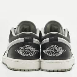 مملوكة مسبقًا حذاء رياضي اير جوردن جوردن 1 منخفض جلد برغندي/أسود داكن بنجر أسود مقاس 40.5