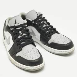 مملوكة مسبقًا حذاء رياضي اير جوردن جوردن 1 منخفض جلد برغندي/أسود داكن بنجر أسود مقاس 40.5