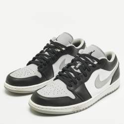 مملوكة مسبقًا حذاء رياضي اير جوردن جوردن 1 منخفض جلد برغندي/أسود داكن بنجر أسود مقاس 40.5