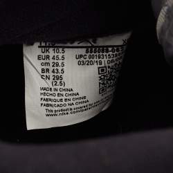 مملوكة مسبقًا Air Jordans Multicolor Leather Jordan 1 Retro High Bloodline Sneakers Size 45.5