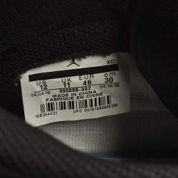 مملوكة مسبقًا Air Jordans Air Jordan 1 Size 46 Green/White Leather High Top Sneakers