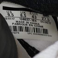 مملوكة مسبقًا Air Jordans Jordan 5 Retro Size 43 White Leather High Top Sneakers