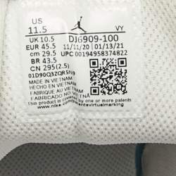 مملوكة مسبقًا Air Jordans Jordan 1 To My First Coach Size 45.5 Multicolor Leather Low Top Sneakers