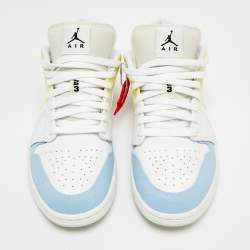 مملوكة مسبقًا Air Jordans Jordan 1 To My First Coach Size 45.5 Multicolor Leather Low Top Sneakers