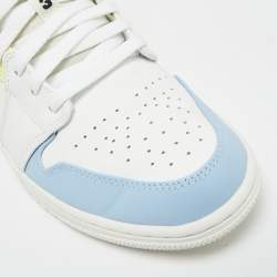 مملوكة مسبقًا Air Jordans Jordan 1 To My First Coach Size 45.5 Multicolor Leather Low Top Sneakers