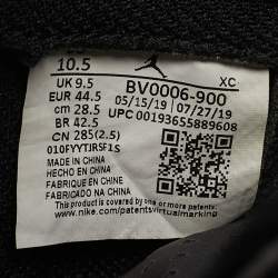 مملوكة مسبقًا Air Jordans Jordan 1 Retro Zoom Fearless Size 44.5 Purple Iridescent Faux Leather High Top Sneakers