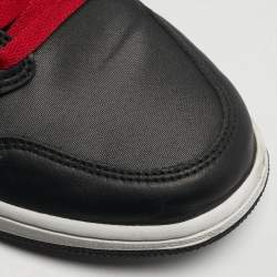 Pre Owned حذاء رياضي أير جوردان 1 ميد جلد وزبدي وردي/أبيض مقاس 40.5