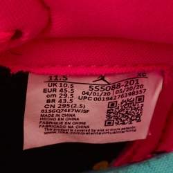 مملوكة مسبقًا Air Jordans Jordan 1 Retro Tokyo Bio Hack Size 45.5 Multicolor Nubuck Leather High Top Sneakers