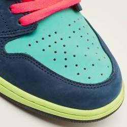 مملوكة مسبقًا Air Jordans Jordan 1 Retro Tokyo Bio Hack Size 45.5 Multicolor Nubuck Leather High Top Sneakers