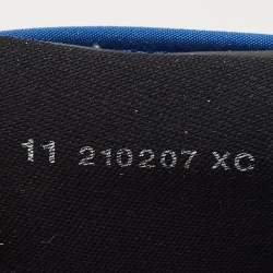 مملوكة مسبقًا Air Jordans Jordan 1 Retro AJKO Storm Blue Size 45 Multicolor Canvas and Leather High Top Sneakers