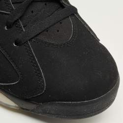 Pre Owned Air Jordans Jordan 6 Retro DMP Size 45 Black Nubuck Leather High Top Sneakers