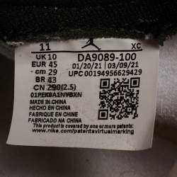 Pre Owned Air Jordans Jordan 1 Retro AJKO Chicago Size 45 Multicolor Canvas and Leather High Top Sneakers