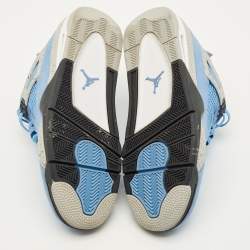 Pre Owned حذاء رياضي إير جوردن جوردن 4 ريترو بريد جلد أسود مقاس 45