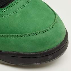 مملوكة مسبقًا Air Jordans Jordan 5 Retro SE Oregon Size 44.5 Green Nubuck Leather High Top Sneakers