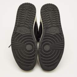 مملوكة مسبقًا Air Jordans Jordan 1 Retro Light Army Rust Shadow Patina Size 45 Multicolor Leather High Top Sneakers