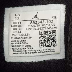 Pre Owned Air Jordans Jordan 1 SE Royal Black Toe Size 46 Multicolor Leather and Suede Mid Top Sneakers