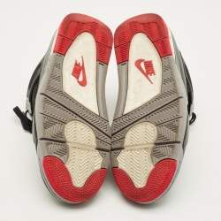 Pre Owned حذاء رياضي إير جوردن جوردن 4 ريترو بريد جلد أسود مقاس 45