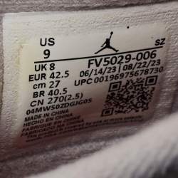 Pre Owned حذاء رياضي إير جوردن جوردن 4 ريترو بريد جلد أسود مقاس 45