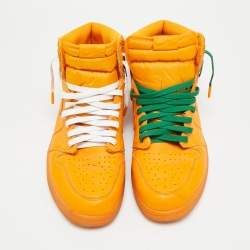 Pre Owned حذاء رياضي إير جوردن جوردان 1 ريترو هاي جاتوريد أورانج ليد برتقالي مخصر مقاس 46