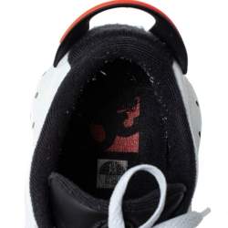 Air Jordans White Leather 6 Retro Infrared Size 44