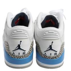 Air Jordan 3 Retro UNC Carolina Blue Sneakers Size 47.5