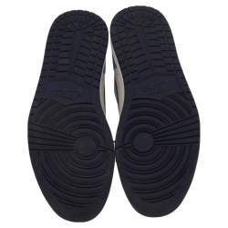 Pre Owned Air Jordan University Blue/White Leather Air Jordan 1 Retro High OG Sail Obsidian Sneakers Size 47