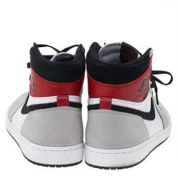 Pre Owned Air Jordan Tricolor Suede And Leather Air Jordan 1 OG High Top Sneakers Size 47