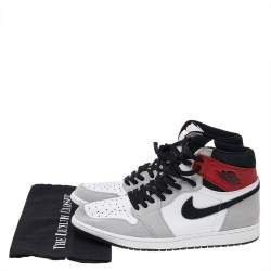 Pre Owned Air Jordan Tricolor Suede And Leather Air Jordan 1 OG High Top Sneakers Size 47