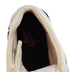 Off White x Air Jordan Cream Mesh Air Jordan 5 Retro Sail High Top Sneakers Size 47.5