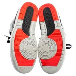 Pre Owned Air Jordan 2 Multicolor Leather Lace Up Retro Sneakers Size 42