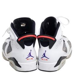 Air Jordan Grey/White Suede And Leather Retro 5 Sneakers Size 44