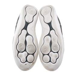 Pre Owned Air Jordan Black Perforated Leather Grind Sneakers Size 47.5