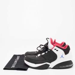 Air Jordan Black/White Leather Max Aura 3 Sneakers Size 44