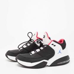 Air Jordan Black/White Leather Max Aura 3 Sneakers Size 44