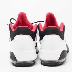 Air Jordan Black/White Leather Max Aura 3 Sneakers Size 44