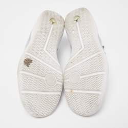 Pre Owned Air Jordans Grey Fabric Jordan Eclipse Wolf Grey Sneakers Size 43