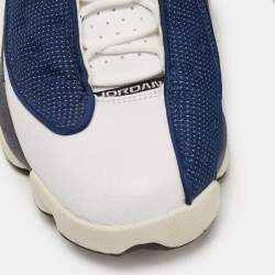 Air Jordan Multicolor Leather and Fabric Jordan 13 Retro Flint Sneakers Size 44