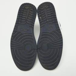 Pre Owned Air Jordan Navy Blue/White Leather Jordan 1 Retro High CO.JP Midnight Navy Sneakers Size 46