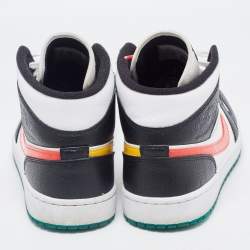 Air Jordan Multicolor Leather Jordan 1 Mid Alternate High Top Sneakers Size 44.5