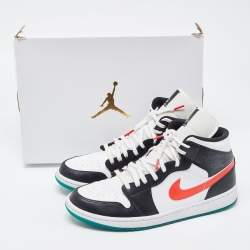 Air Jordan Multicolor Leather Jordan 1 Mid Alternate High Top Sneakers Size 44.5
