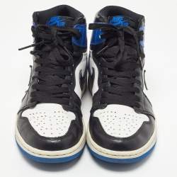 Air Jordans Tricolor Leather Jordan 1 Retro High Fragment Sneakers Size 42