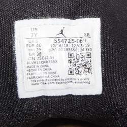 Pre Owned Air jordan Red/White Leather Jordan 1 Mid Chicago Sneakers Size 40