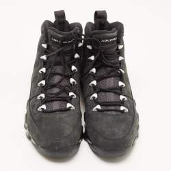 Air Jordan Black Nubuck Jordan-9-retro-anthracite High Top Sneakers Size 42.5